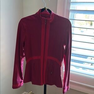 Lululemon Athletica Pink Bomber Jacket